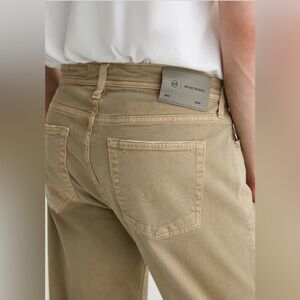 AG Adriano Goldschmied Men's Beige Jeans